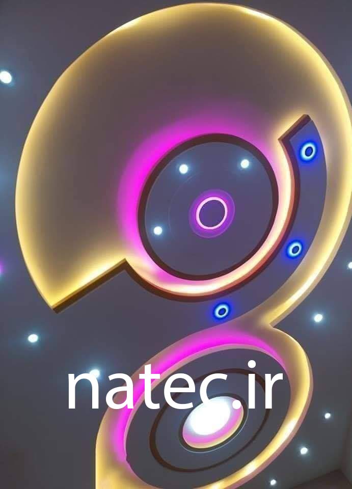 ترکیب کناف و چوب CNC برای سقف