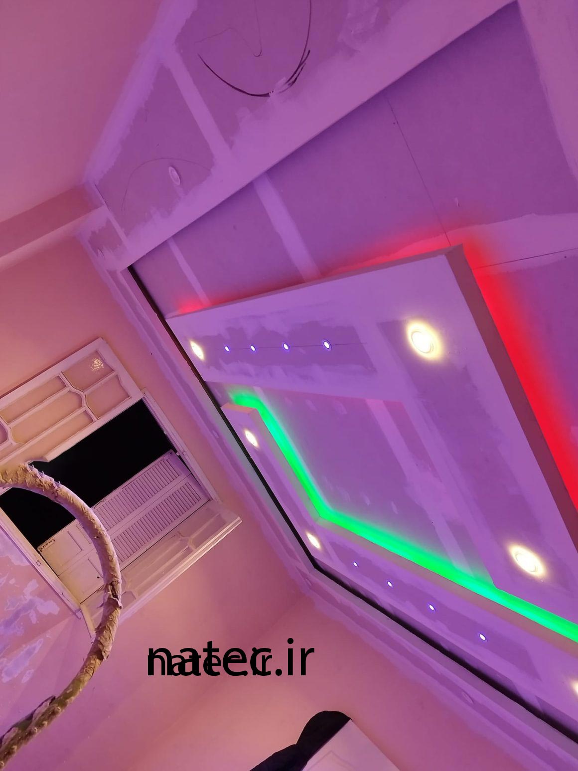 طرح برای کناف سقف پذیرایی و اتاق