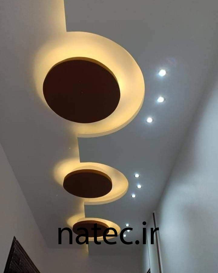 طرح برای کناف سقف پذیرایی و اتاق