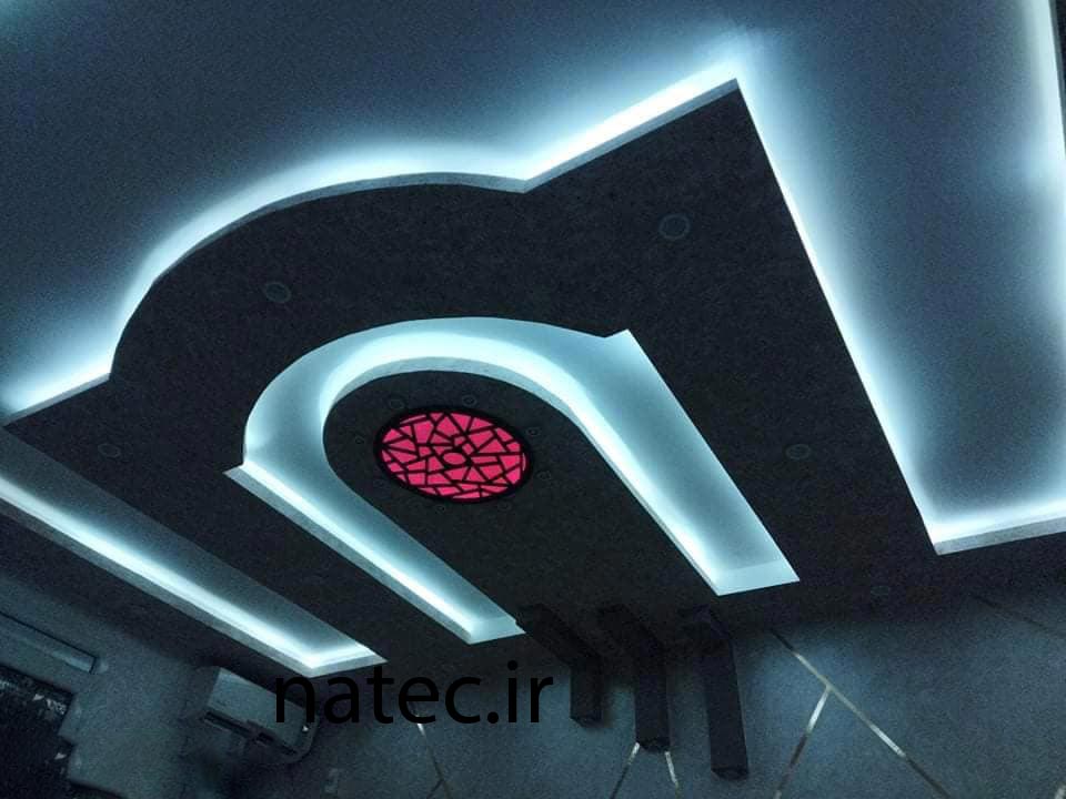 طرح برای کناف سقف پذیرایی و اتاق