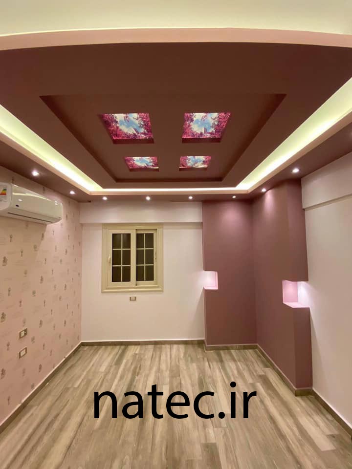 طرح برای کناف سقف پذیرایی و اتاق