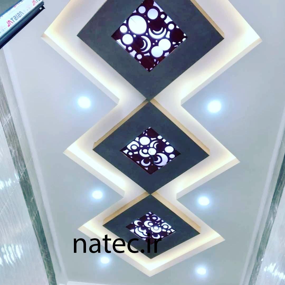 طرح برای کناف سقف پذیرایی و اتاق