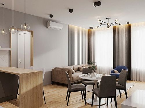 دکوراسیون و بازسازی طراحی مدرن منزل 70 متری