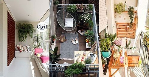 ایده هایی برای بالکن و تراس در منزل