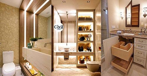 35 ایده برای فضای ذخیره سازی در حمام