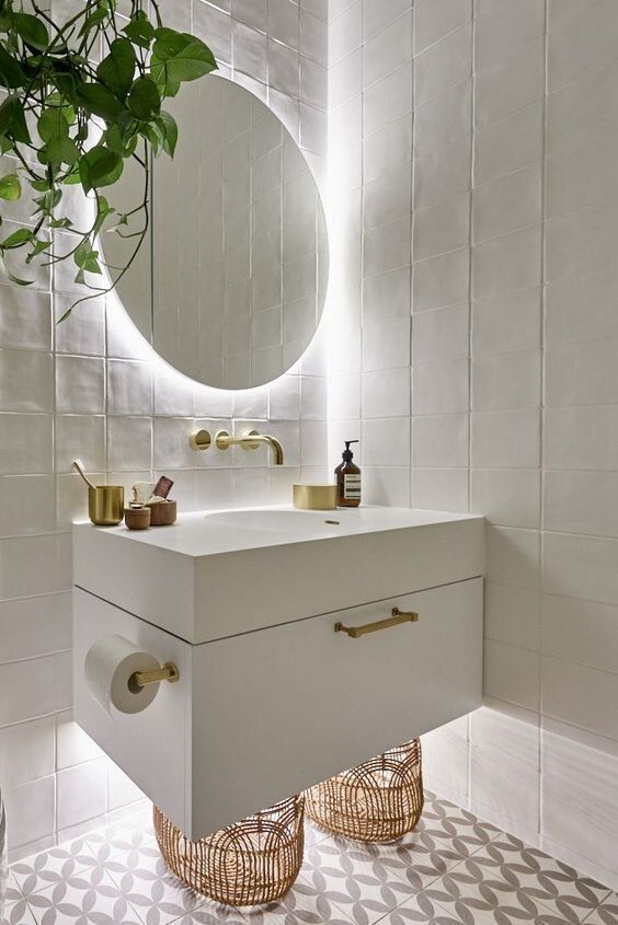 طرح روشویی برای حمام و دستشویی