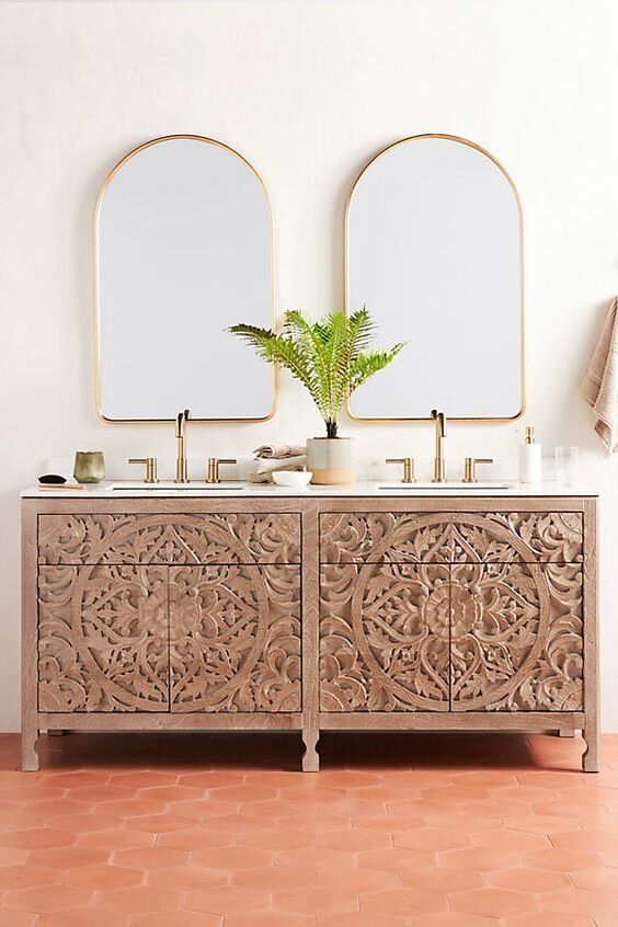 طرح روشویی برای حمام و دستشویی