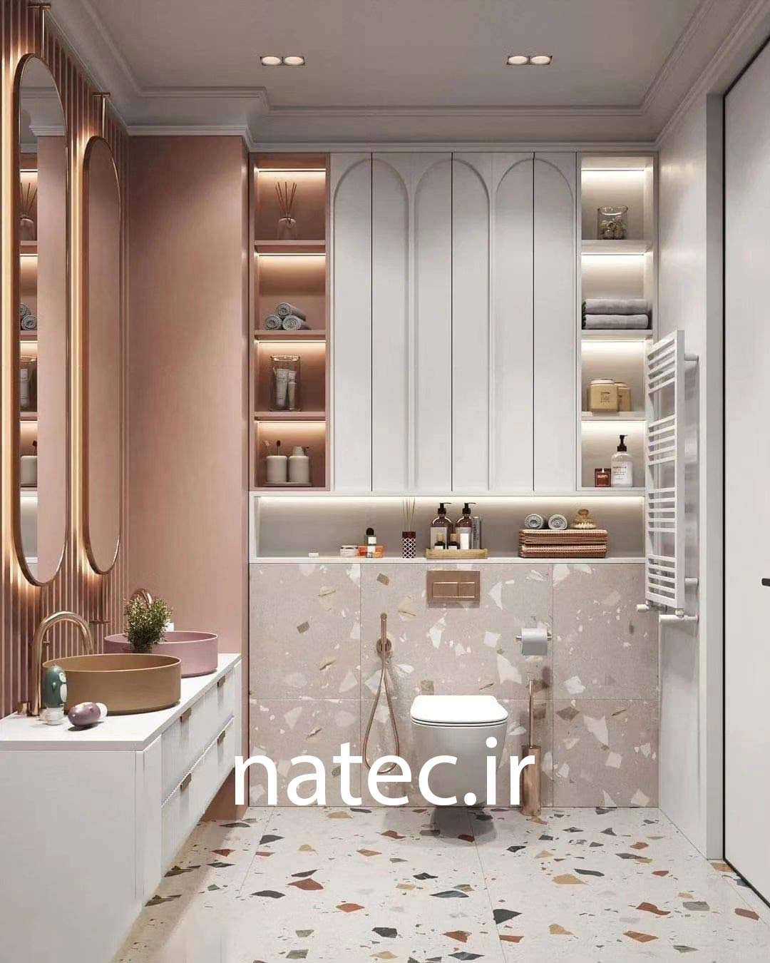 طراحی و دکوراسیون سرویس بهداشتی