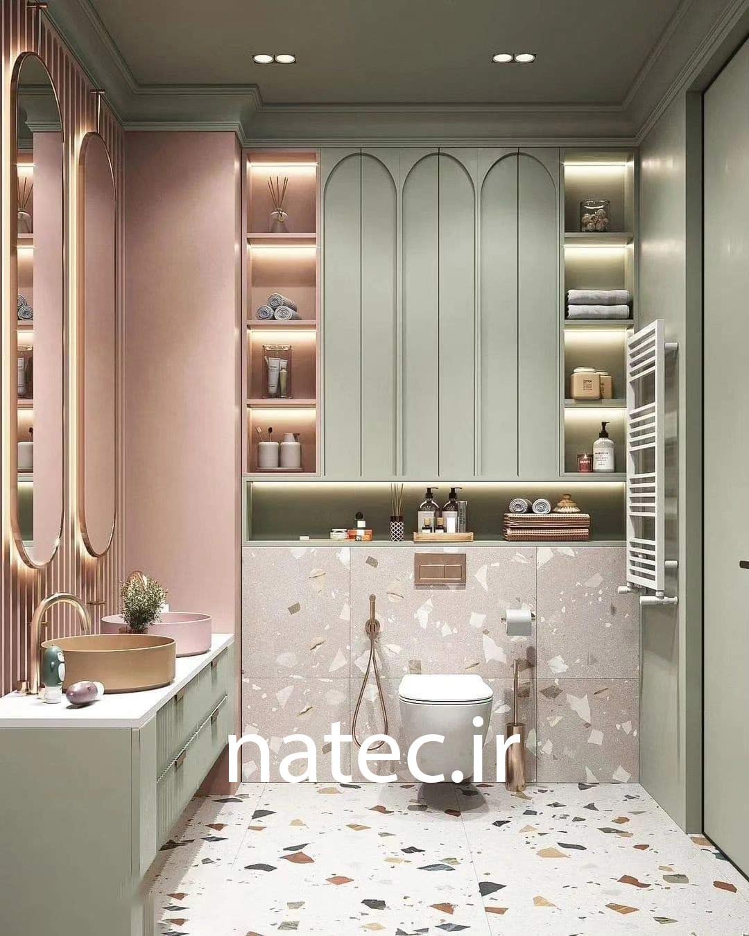 طراحی و دکوراسیون سرویس بهداشتی