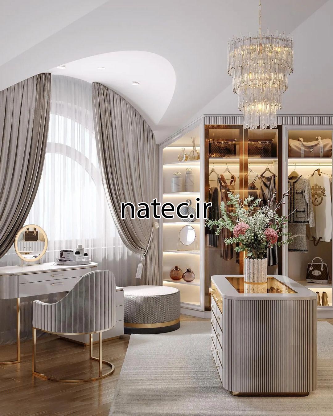 طرح کمد برای اتاق خواب
