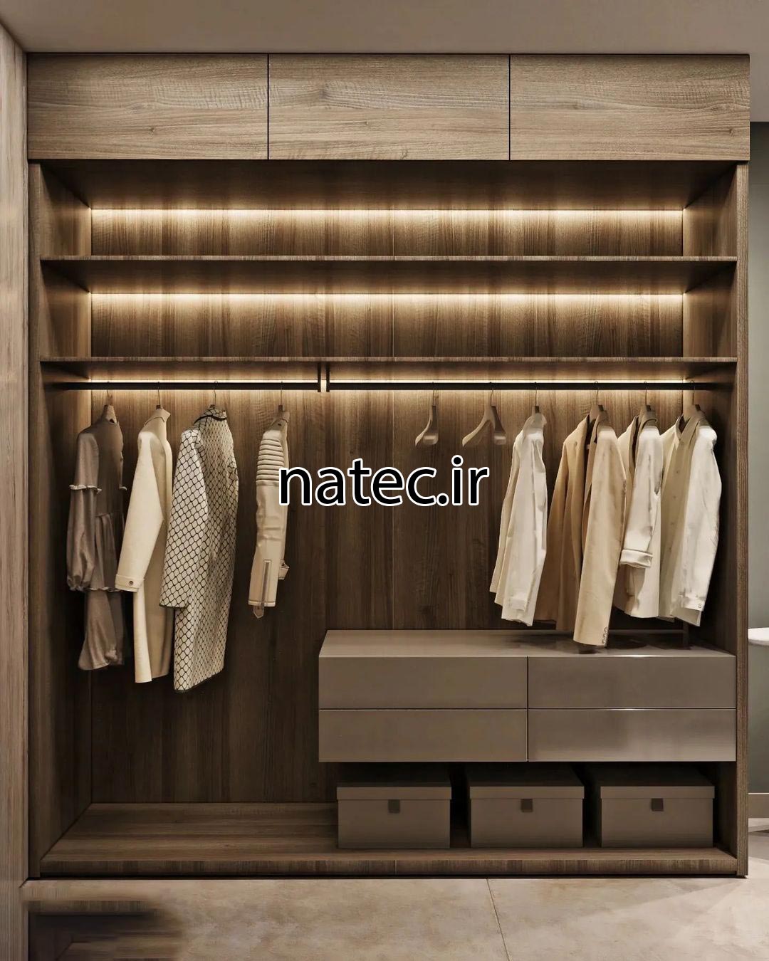 طرح کمد برای اتاق خواب