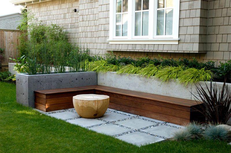 دکوراسیون باغچه حیاط تراس07