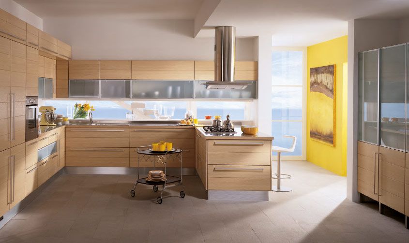 کابینت های رنگی در آشپزخانه05