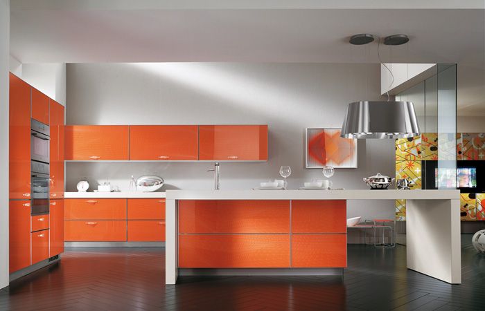 کابینت های رنگی در آشپزخانه06