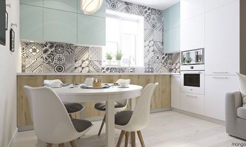کاشی بین کابینتی در آشپزخانه