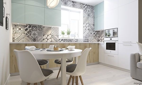 کاشی بین کابینتی در آشپزخانه