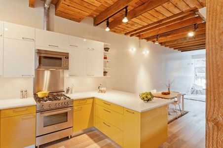رنگ بندی در کابینت های آشپزخانه