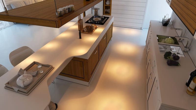 طرح مدرن کابینت در آشپزی02