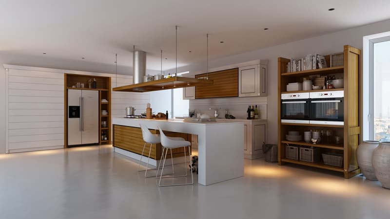طرح مدرن کابینت در آشپزی24