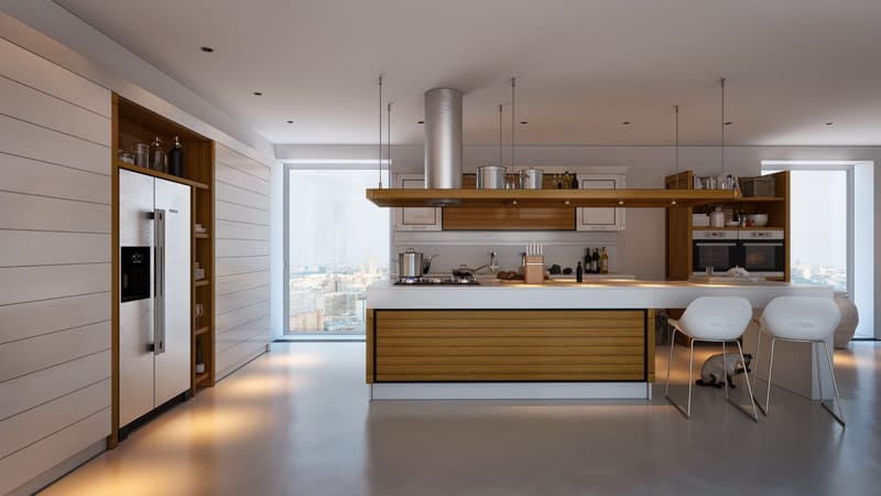 طرح مدرن کابینت در آشپزی25