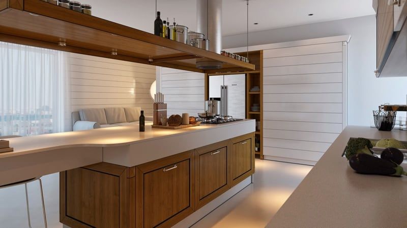 طرح مدرن کابینت در آشپزی28