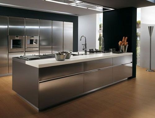 کابینت های آشپزخانه استیل کابینت های آشپزخانه استیل