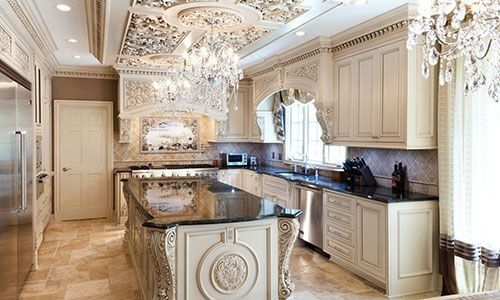 کابینت آشپزخانه به سبک کلاسیک