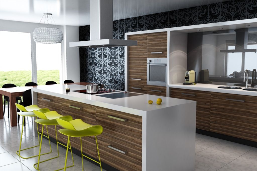 کابینت های مدرن و تاپ آشپزخانه10