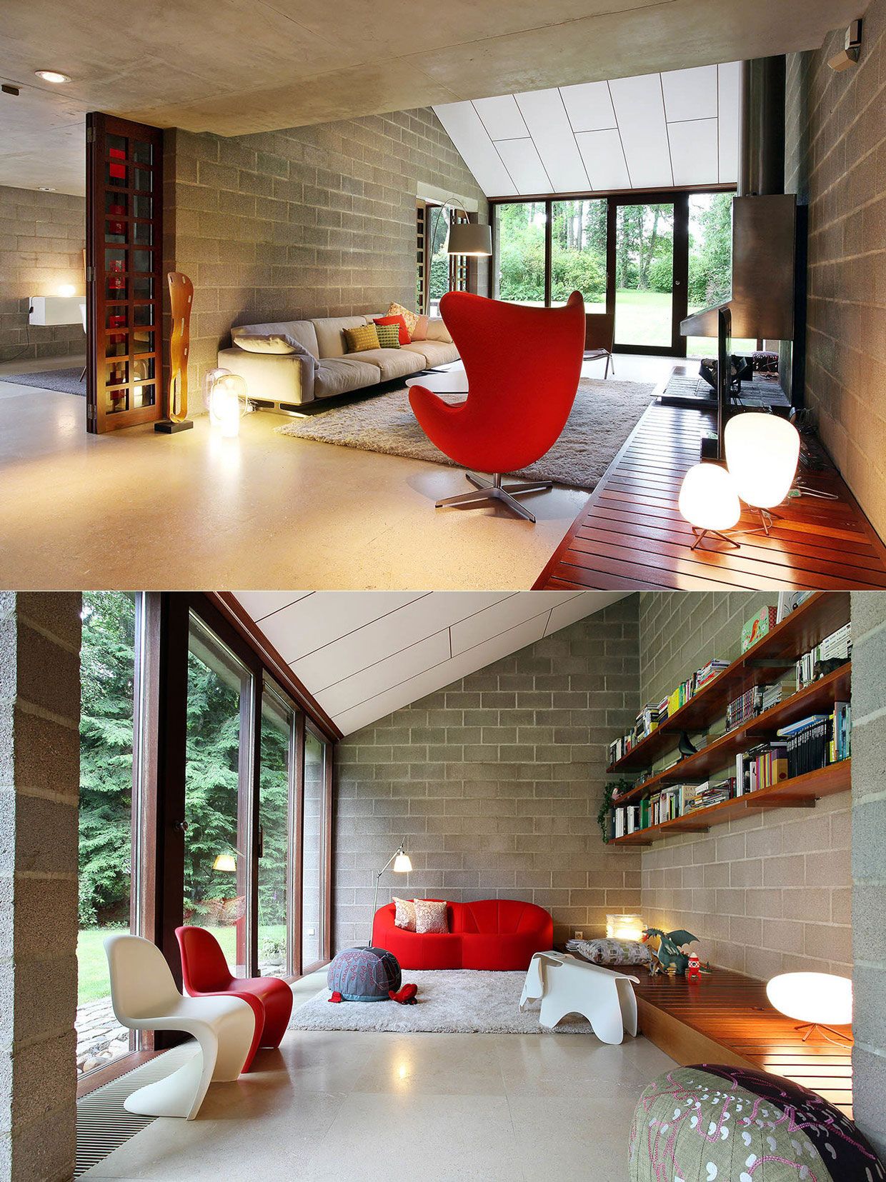 طراحی هال نشیمن پذیرایی12