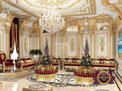 کلاسیک لوکس طلایی زرشکی
