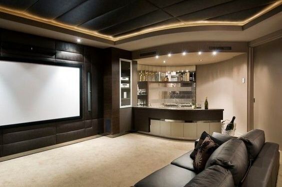 طرح مدرن برای تی وی روم