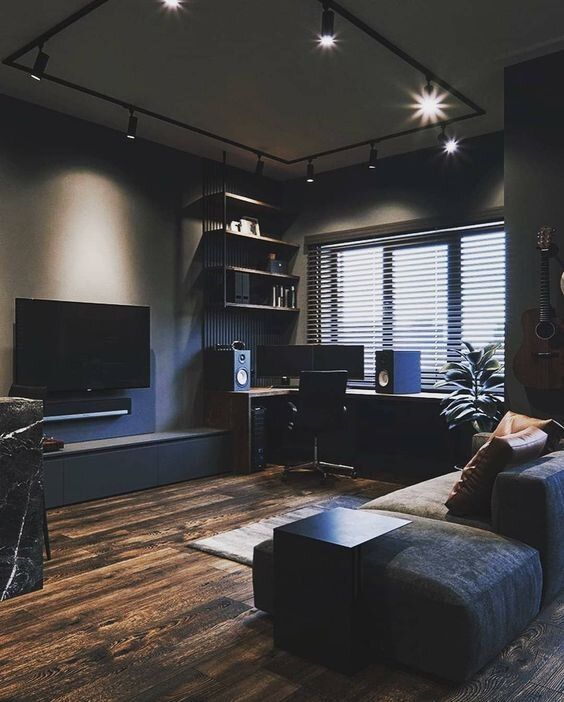 طرح مدرن برای تی وی روم