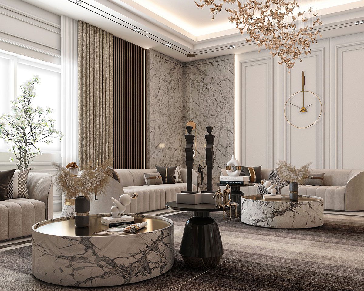 اتاق پذیرایی نیوکلاسیک01