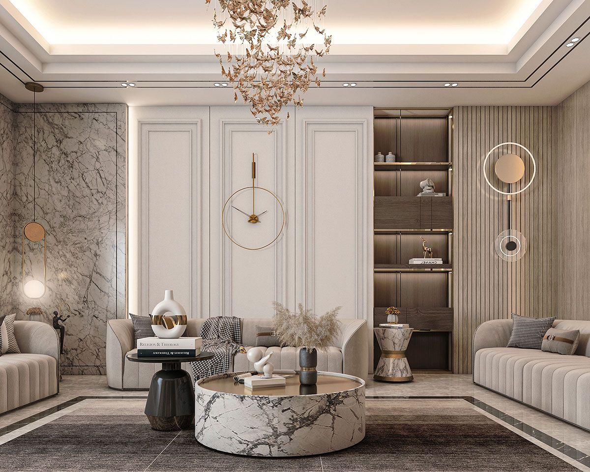 اتاق پذیرایی نیوکلاسیک05