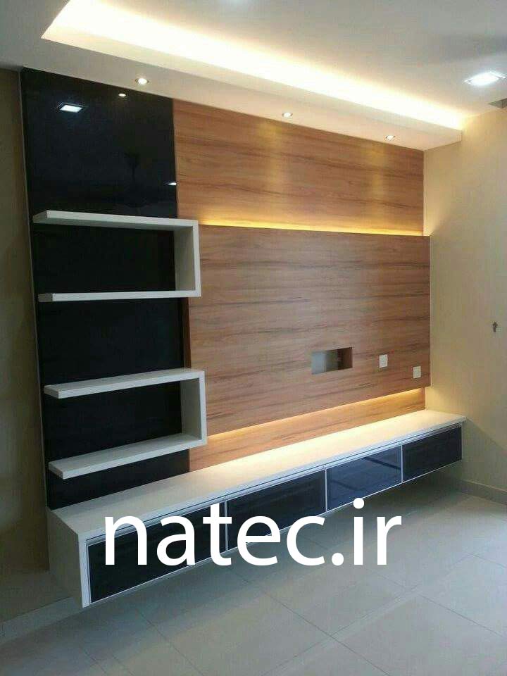 طراحی دکوراسیون دیوار تلویزیون یا وال تیوی