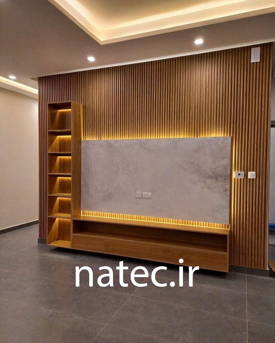 طراحی دکوراسیون دیوار تلویزیون یا وال تیوی