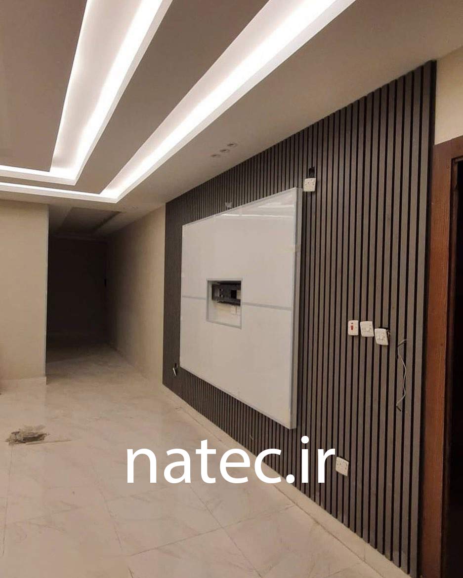 طراحی دکوراسیون دیوار تلویزیون یا وال تیوی