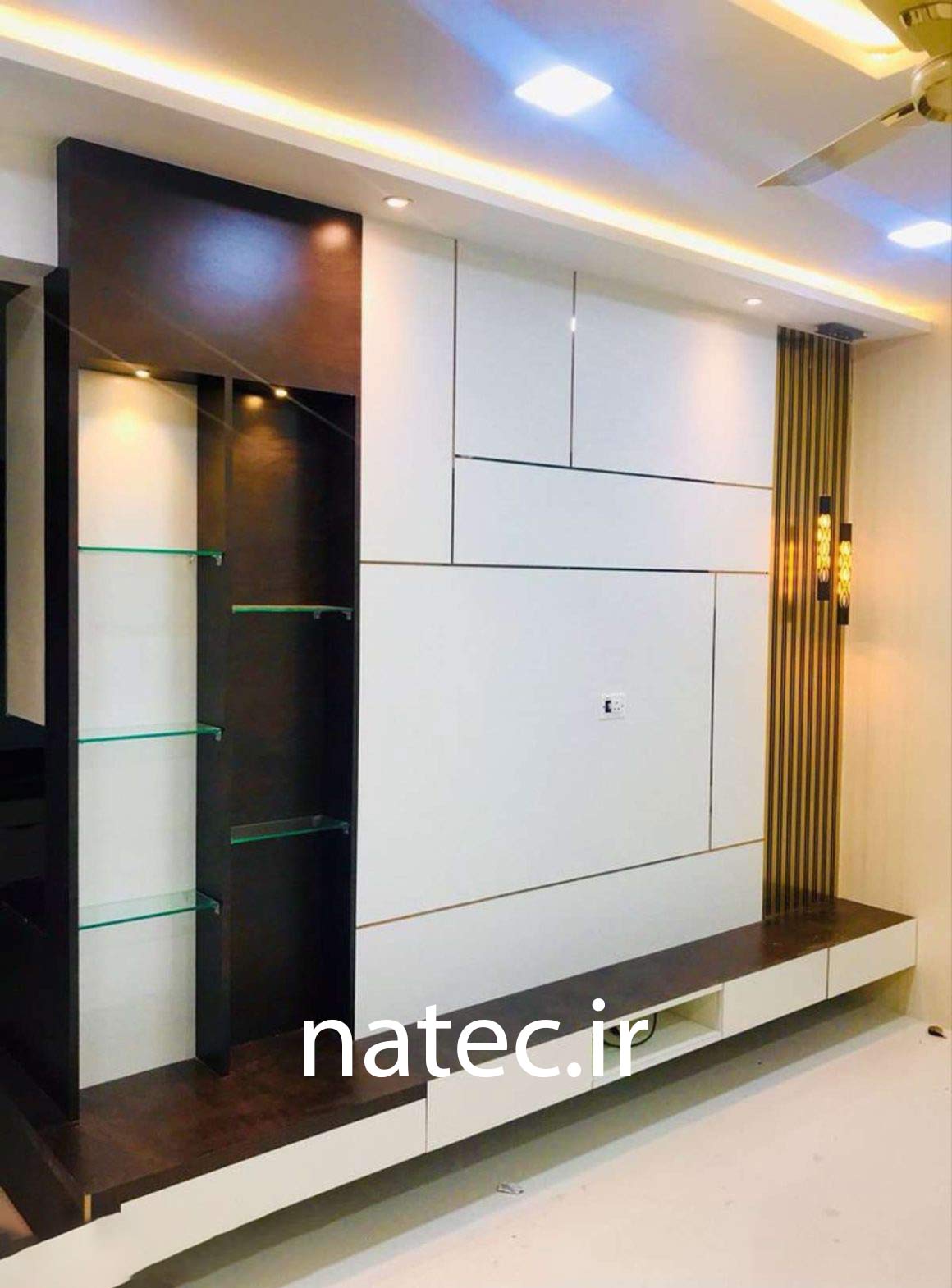 طراحی دکوراسیون دیوار تلویزیون یا وال تیوی