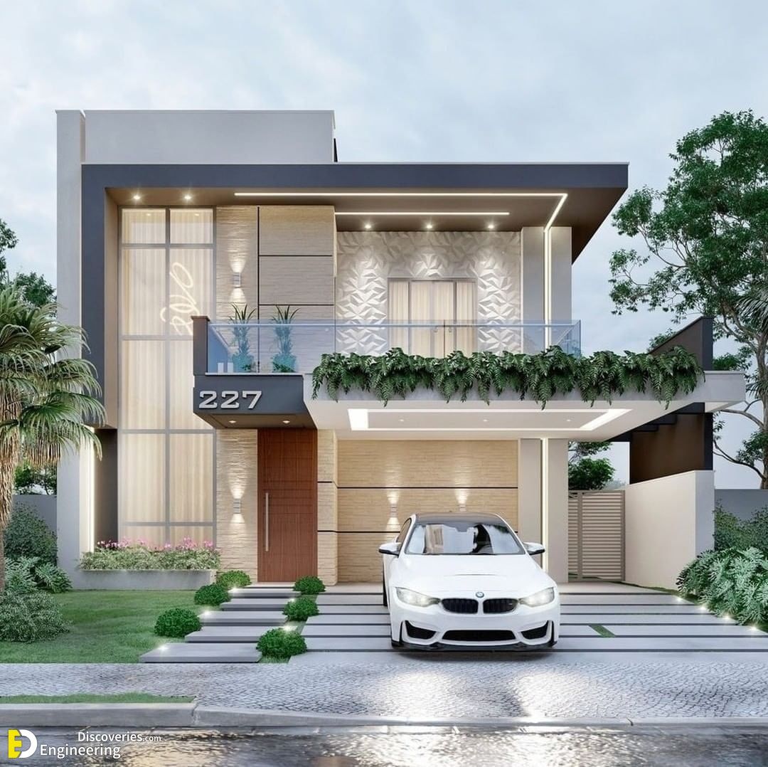 بهترین طراحی نما و پلان خانه 