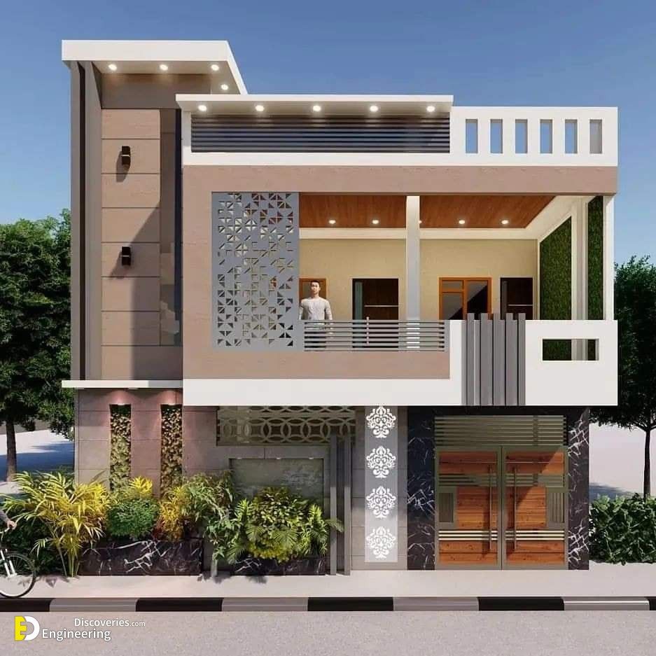 بهترین طراحی نما و پلان خانه 