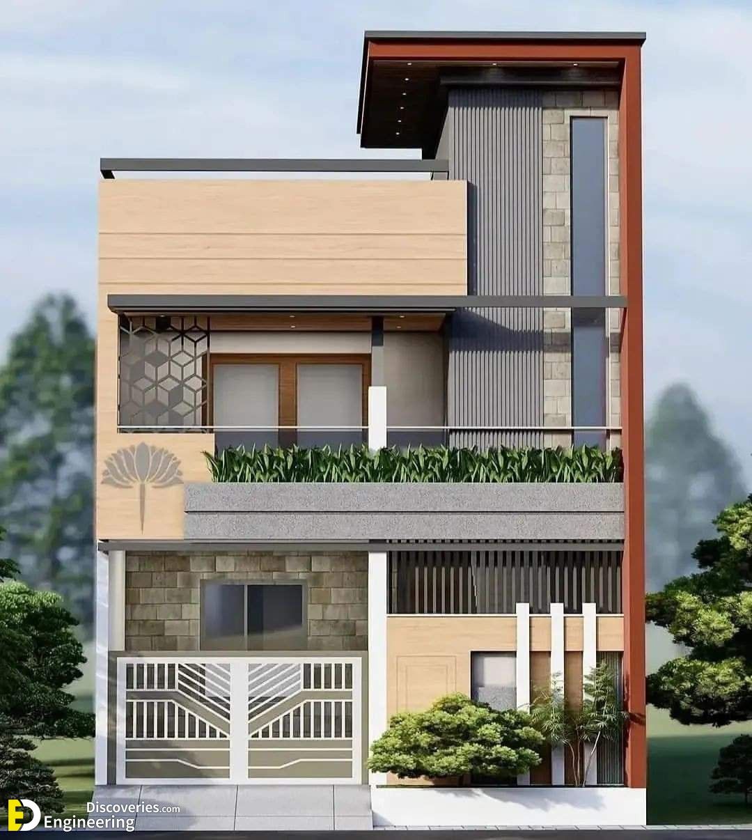 بهترین طراحی نما و پلان خانه 