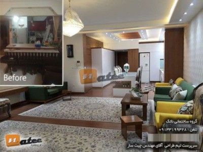 بازسازی منزل مسکونی 110 متری
