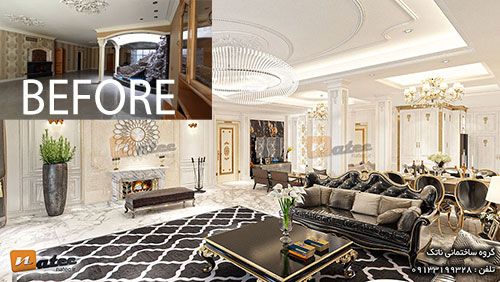 هزینه طراحی دکوراسیون به سبک کلاسیک