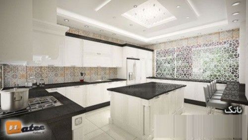 طراحی کابینت آشپزخانه کلاسیک