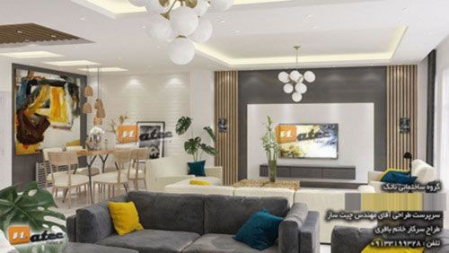 بازسازی و نوسازی دکوراسیون داخلی منزل مسکونی اصفهان