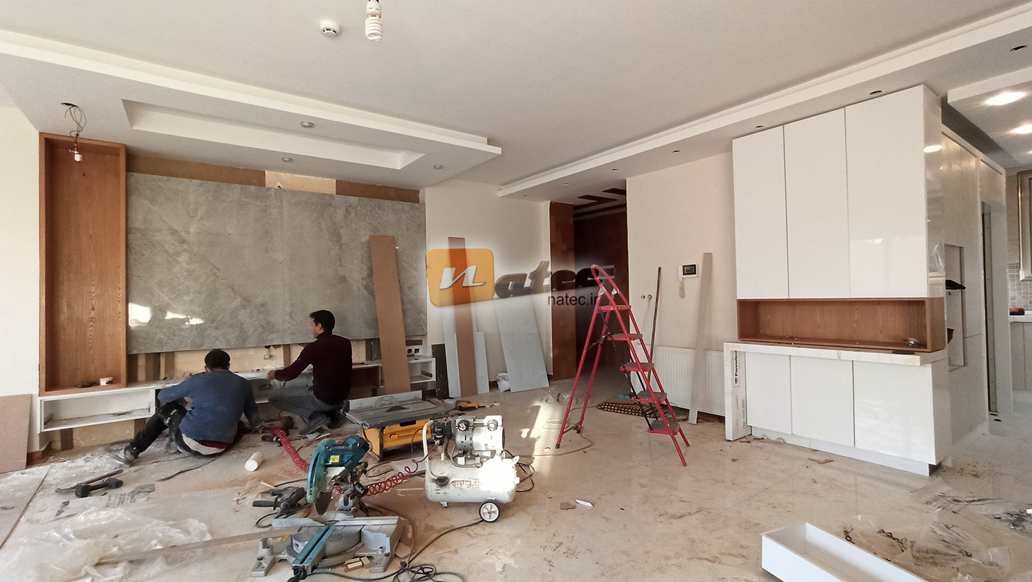 بازسازی و طراحی مدرن منزل ۱۸۰ متری در اصفهان
