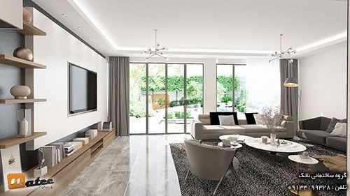 دکوراسیون داخلی منزل ویلایی کوچک