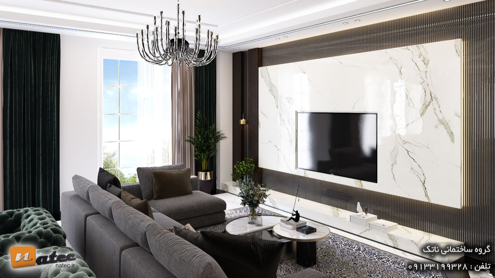 طراحی و اجرای پروژه ۲۲۸ متری در بندر کنگان