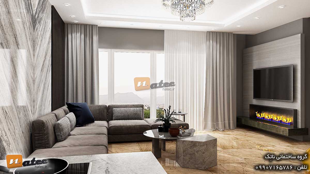 بازسازی پنت هاوس 230 متری در ناژوان اصفهان
