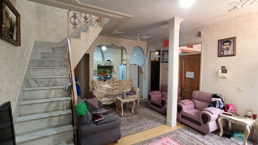بازسازی خانه 80 متری دوبلکس فلکه ارتش اصفهان